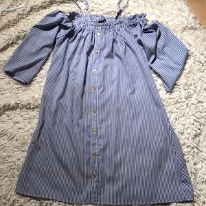 Like new blue stripped dress
